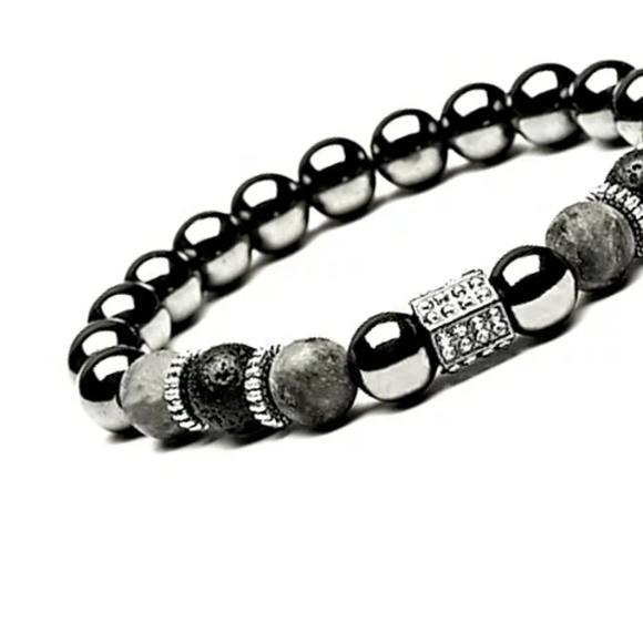 NATURAL LAVA ROCK BRACELETZ